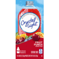 Crystal Light Fruit Punch Artificially Flavored Powdered Drink Mix, 10 Each