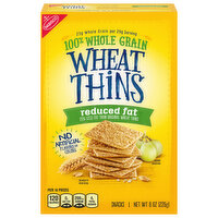 Wheat Thins Crackers, Reduced Fat, 8 Ounce