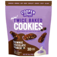Cooper Street Cookies Brownie Chocolate Crunch Twice-Baked Cookies, 5 Ounce