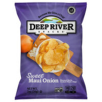 Deep River Snacks Potato Chips, Sweet Maui Onion, Kettle Cooked, 2 Ounce