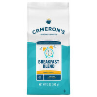 Camerons Coffee Ground Breakfast Blend, 12 Ounce