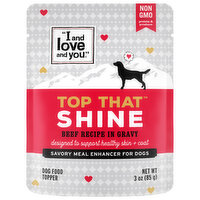 I and Love and You Top That Shine Beef Recipe in Gravy, 3 Ounce