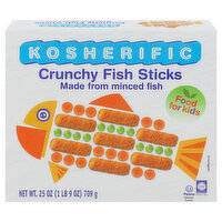 Kosherific Crunchy Fish Sticks, 25 Ounce
