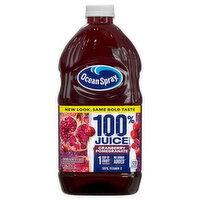 Ocean Spray 100% Juice, No Sugar Added, Cranberry Pomegranate Flavor, 64 Ounce