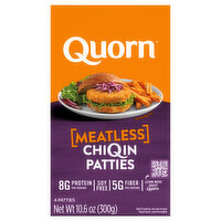 Quorn Patties, Meatless, 10.6 Ounce