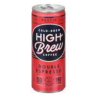 High Brew Coffee, Cold Brew, Double Espresso, 8 Ounce