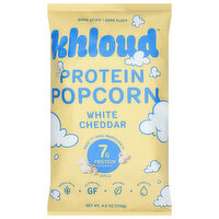 Khloud Protein Popcorn White Cheddar, 4 Ounce