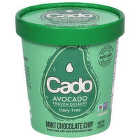 Cado Dessert, Frozen, Non-Dairy, Mint Chocolate Chips, 16 Ounce