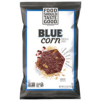 Food Should Taste Good Blue Corn Tortilla Chips, Gluten Free, 5.5 Ounce