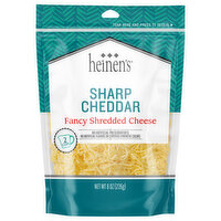 Heinen's Fancy Shredded Sharp Cheddar Cheese, 8 Ounce
