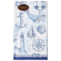 Caspari to the Lighthouse Guest Towel, 1 Each