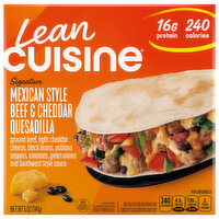 Lean Cuisine Protein Kick Mexican Style Beef & Cheddar Quesadilla, 5 Ounce