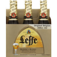 Leffe Original Belgian Abbey Ale Blonde, 6 Each