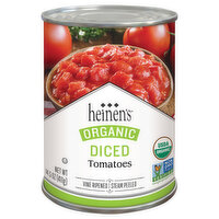 Heinen's Organic Diced Tomatoes, 14.5 Ounce
