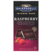 Ghirardelli Raspberry Radiance Intense Dark Chocolate Squares, 3.5 Ounce