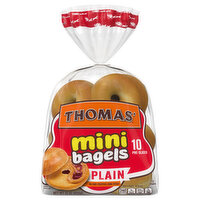 Thomas' Plain Mini Bagels, 10 Each