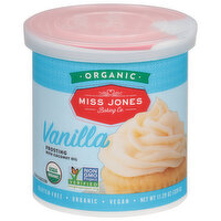 Miss Jones Frosting, Vanilla, 11.29 Ounce