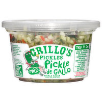 Grillo's Pickle De Gallo, Mild, 14 Ounce