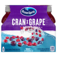 Ocean Spray Cran-Grape Juice, 6 Each