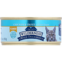 Blue Wilderness Chicken & Trout Adult Moist Cat Food, 5.5 Ounce