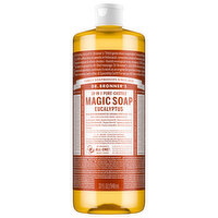 Dr Bronners Castile Eucalyptus Liquid Hand Soap, 32 Ounce