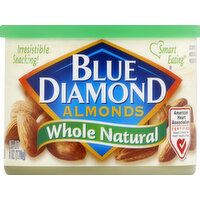 Blue Diamond Almonds, Whole Natural, 6 Ounce