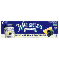 Waterloo Blackberry Lemonade Flavored Sparkling Water, 12 Each