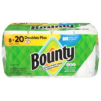 Bounty Double Plus Paper Towels, Select a Size, 8 Each