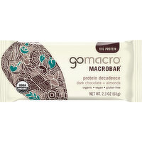 Gomacro Bar Dark Chocolate Almond, 2.3 Ounce