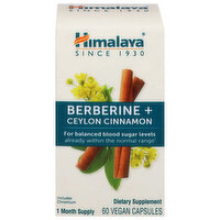 Himalaya Berberine Ceylon Cinnamon, 60 Each