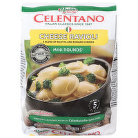 Celentano Cheese Ravioli, Mini Rounds, 24 Ounce