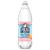 Polar Seltzer, 100% Natural, Ruby Red Grapefruit, 1 Litre