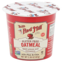 Bob's Red Mill Gluten Free Oatmeal Cup, Apple & Cinnamon, 2.36 Ounce