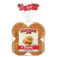 Pepperidge Farm Sesame Topped Hamburger Buns, 8 Each