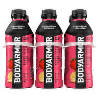 BODYARMOR Sports Drink, Strawberry Banana, 6 Each