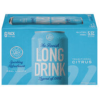 Long Drink Soda, Citrus, Traditional, 6 Each