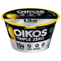 Oikos Triple Zero Lemon Tart, 5.3 Ounce