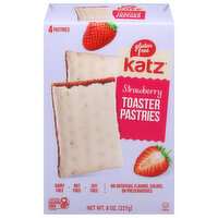 Katz Toaster Pastries Strawberry, 4 Each