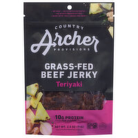 Country Archer Beef Jerky, Teriyaki, 2.5 Ounce