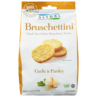 Asturi Bruschettini, Garlic & Parsley, 4.23 Ounce