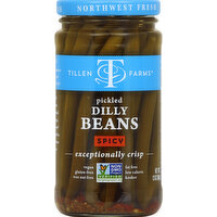 Distributed Consumables Tillen Farms Hot and Spicy Beans, 12 Ounce