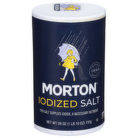 Morton Iodized Salt, 26 Ounce, 26 Ounce