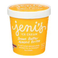 Jeni's Ice Cream, Brown Butter Almond Brittle, 16 Ounce