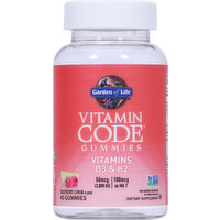 Garden of Life Vitamin Code D3 & K2 Gummies, 45 Each