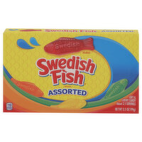 Swedish Fish Candy, Soft & Chewy, Assorted, 3.5 Ounce