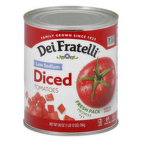 Dei Fratelli Low Sodium Diced Tomatoes, 28 Ounce