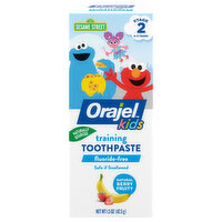 Orajel Toddler Training Toothpaste Elmo Fruit Splash, 1.5 Ounce