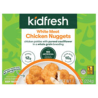 Kidfresh Chicken Nuggets, White Meat, 7.9 Ounce