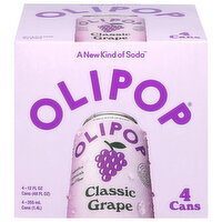 Olipop Classic Grape, 4 Each