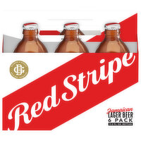 Red Stripe Jamaican Style Lager Beer Bottles, 6 Each